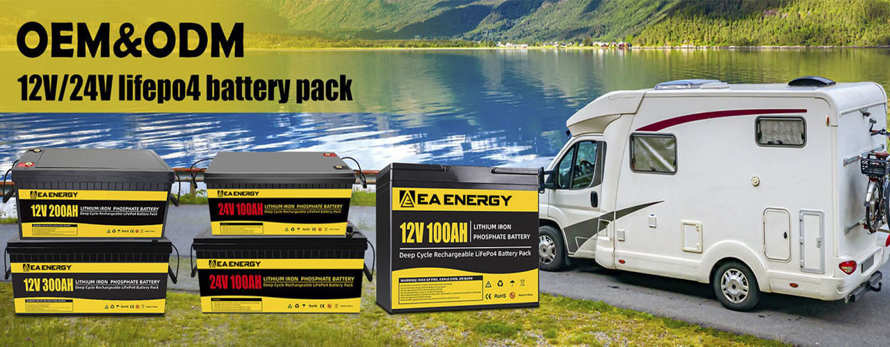 12V 24V LiFePO4 Battery Packs