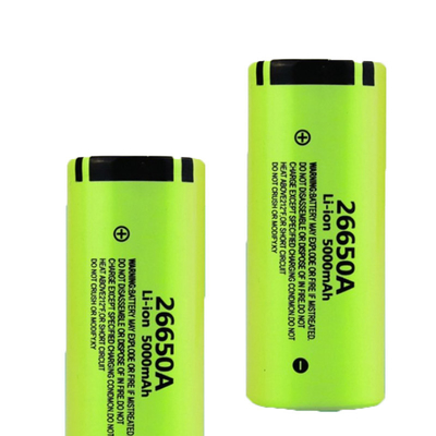 3.7V 26650 Lithium Ion Rechargeable Cell High Capacity 5000mAh