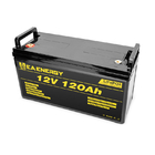 7000 Cycles 12V 120Ah LiFePO4 Battery Pack Low Self Discharge Rate