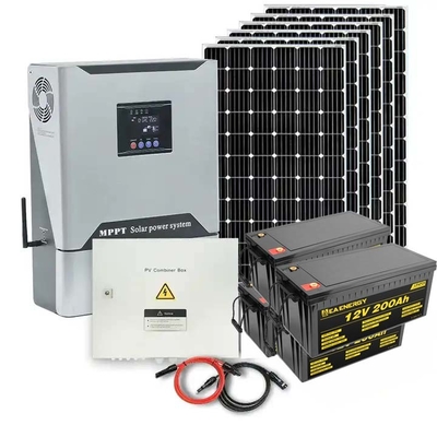 10kW 48V 200Ah Deep Cycle Solar Panel Energy Storage System With MPPT Inverter