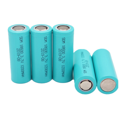 3.7V 1200mAh Cylindrical Lithium Ion Battery 18500  For Solar Light