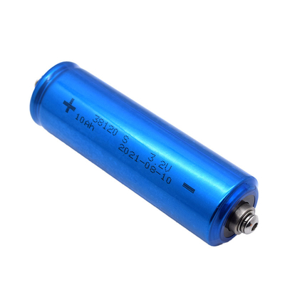 38120 10Ah Cylindrical LiFePO4 Battery Cells Constant Current 0.5C