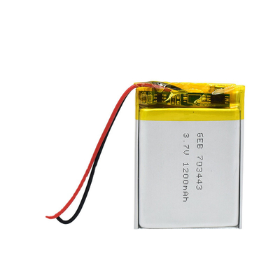 1100mAh 3.7V Lithium Ion Polymer Battery Rechargeable 703443 Model