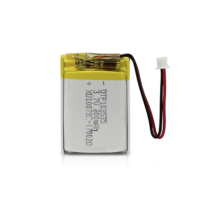 102535 3.7V 800mAh 3Wh Li Poly Battery With Protection Circuit