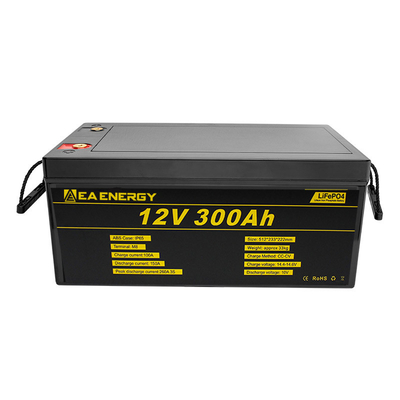 12V 300Ah 3840Wh Deep Cycle LiFePO4 Battery Built In 200A BMS