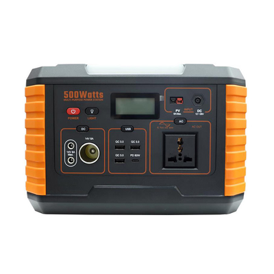 500W Emergency Portable Power Station 568WH Outdoor Solar Generator