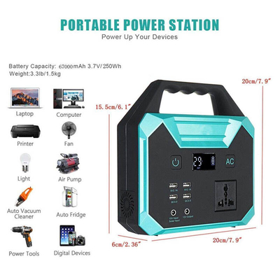 200W Emergency Portable Power Station 40800mAh Solar Generator